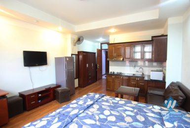 Studio with small balcony for rent in Ba Dinh